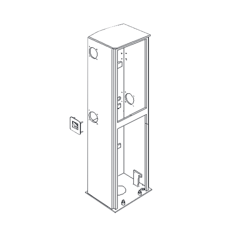 Gabinete para barrera KX-BG-G4-M y KX-BG-G4-ML