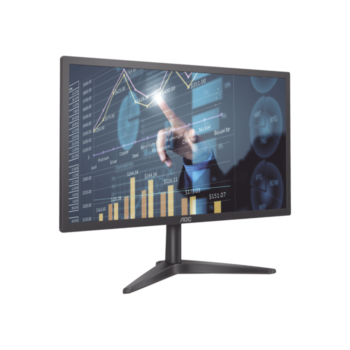 Monitor Retro-iluminación W-LED de 21.5", Resolución 1920 x 1080 Pixeles con Entradas de Video HDMI/VGA. Panel IPS