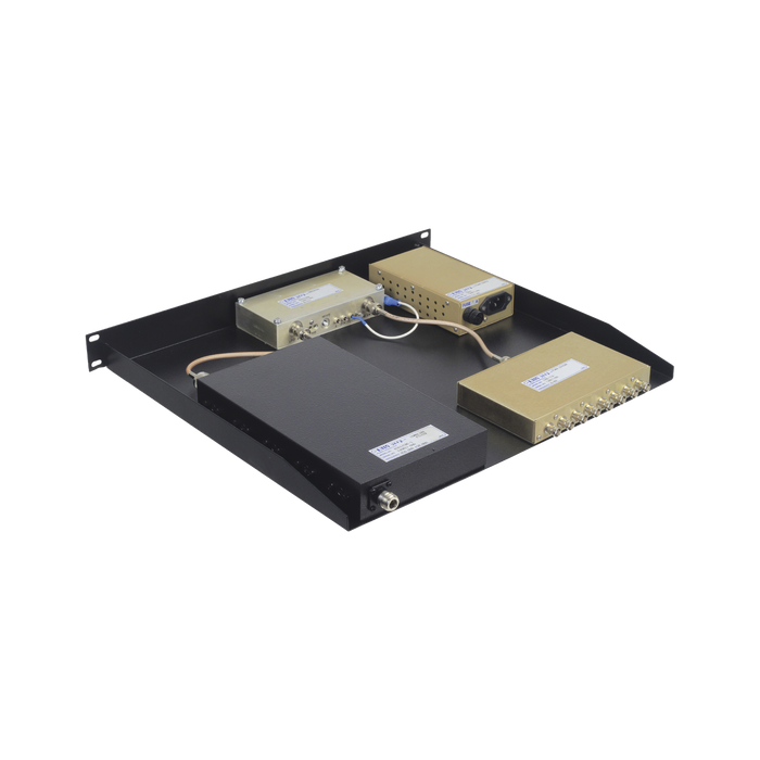 Multiacoplador y Preselector EMR, 440-512 MHz, 8 Canales, 3-10 MHz, 1 UR / Rack 19 in, N/BNC Hembras.