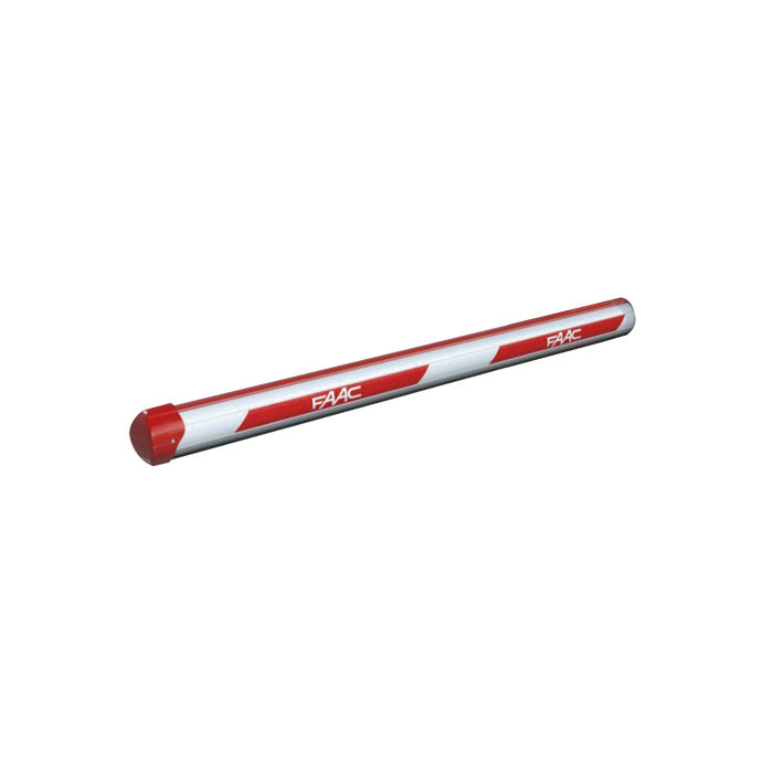 Pluma tipo S para barreras FAAC 620 B680H / Longitud 4.3 m / Compatible con iluminación