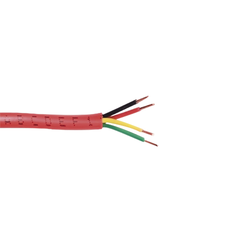 Bobina de alambre de 305 metros , de 2 pares calibre 18, color rojo, tipo, FPL- CL2 para aplicaciones en sistemas de detección de incendio y sistemas de evacuación.