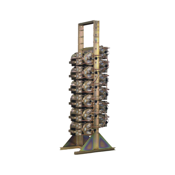 Combinador TX/RX, 4 canales, 406-512 MHz, 150 Watt, 125 KHz Tx-Tx, Cav.10" Diam. "Peg Rack", N Hembras