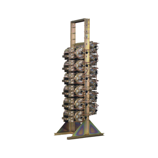 Combinador TX/RX, 10 canales, 406-512 MHz, 150 Watt, 125 KHz Tx-Tx, Cav.10" Diam. "Peg Rack", N Hembras