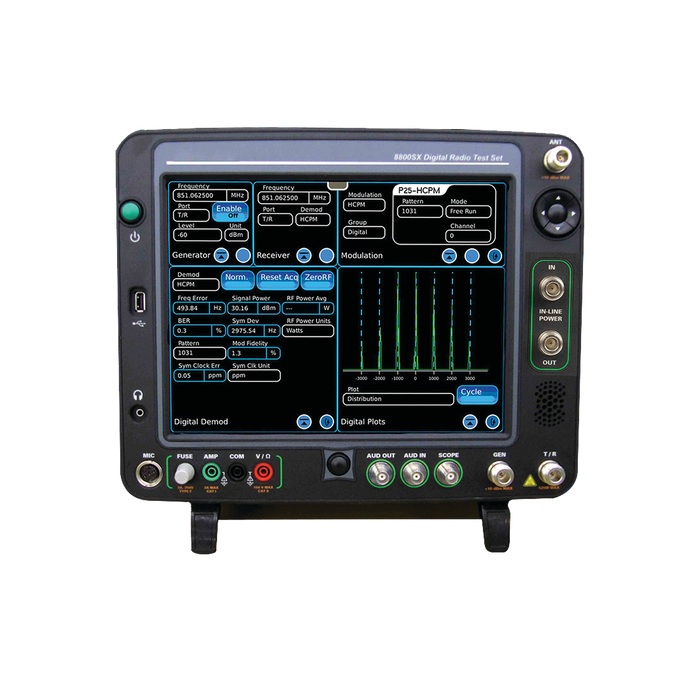 Analizador de Sistemas Análogos y Digitales para Laboratorio y Campo, de 2-1000 MHz, 50 Watt continuos.