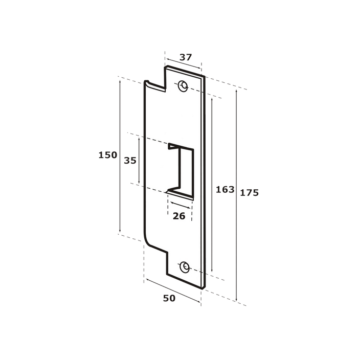 Contra para Cerradura Abloy (ABLEL410)