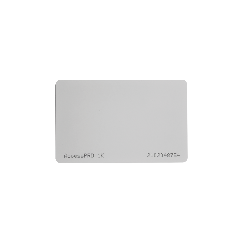 Tarjeta MIFARE Classic / Tipo ISO Card / Memoria 1Kb / Imprimible / Frecuencia 13.56 Mhz/ Formato CR80