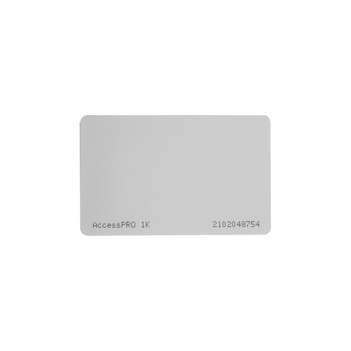 Tarjeta MIFARE Classic / Tipo ISO Card / Memoria 1Kb / Imprimible / Frecuencia 13.56 Mhz/ Formato CR80