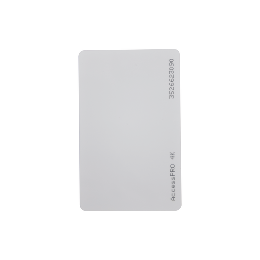 Tarjeta MIFARE Classic / Tipo ISO Card / Memoria 4Kb / Imprimible / Frecuencia 13.56 Mhz/ formato CR80