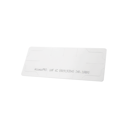 UHF TAG Adherible Tipo Etiqueta / EPC GEN 2 / Se Adhiere al Cristal del Vehículo / Compatible con Lectoras de Largo Alcance PRO12RF y PRO6RF