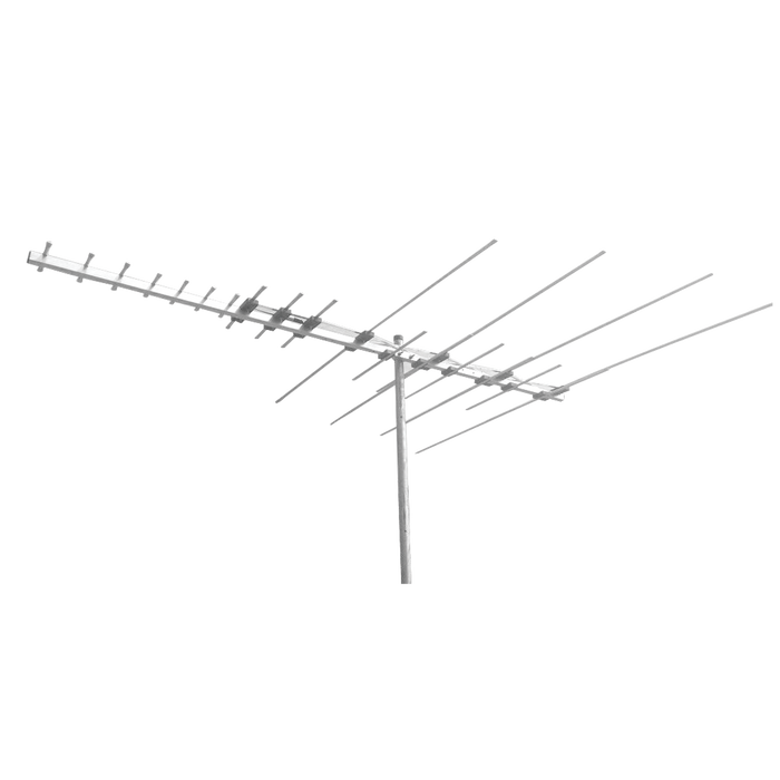 Antena Logarítmica para TV Digital (50-860 MHz) Zonas Semi Rurales.