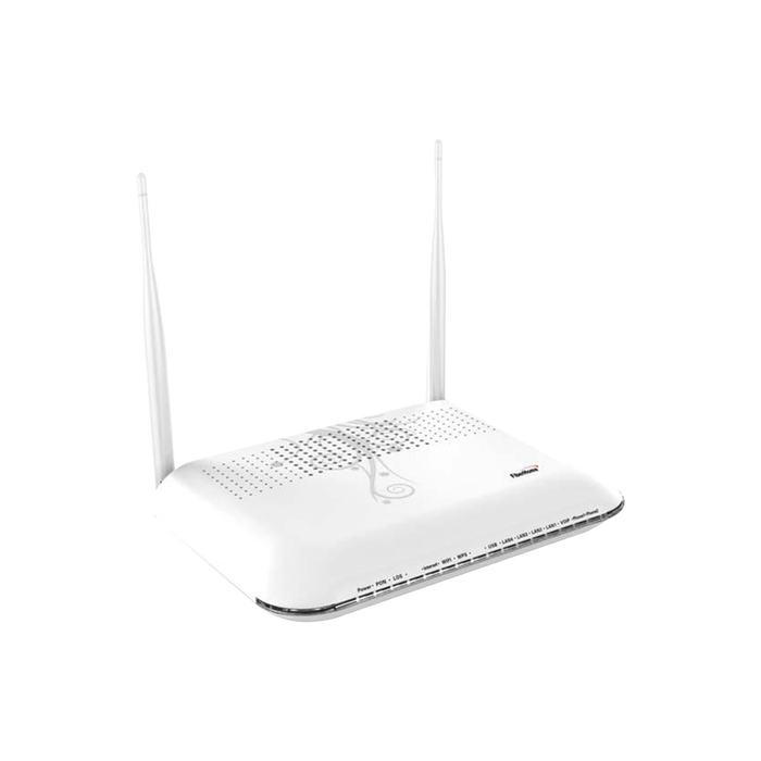 ONT Para Aplicaciones FTTH/GPON, con Wifi 2.4 GHz, Mimo 2X2, 4 Puertos Gigabit Ethernet y 1 Puerto USB 2.0, Acepta Conector SC/UPC