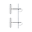 Antena Base de 2 Dipolos para 138-174 MHz, 3 dB de Ganancia, N Macho