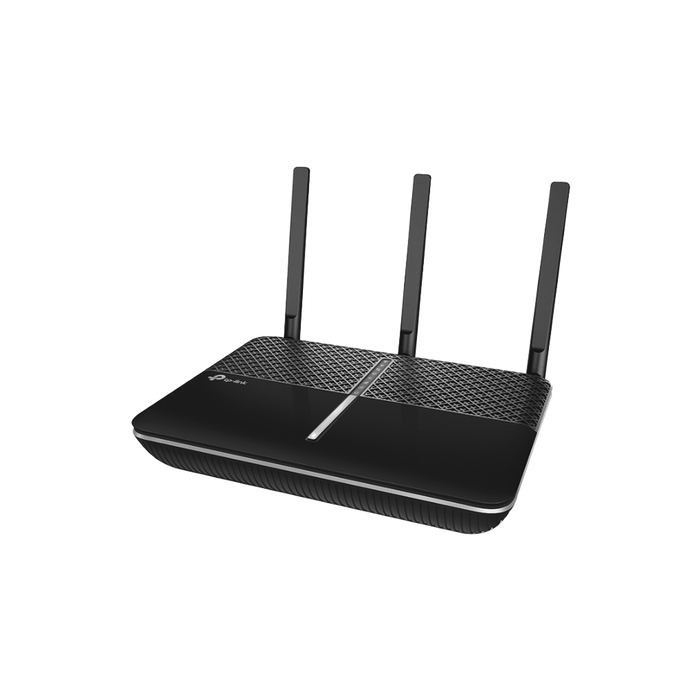 Router inalámbrico AC 2300 doble banda 1 puerto WAN 10/100/1000 Mbps y 4 puertos LAN 10/100/1000 Mbps, 1 puerto USB 3.0 y 1 puerto USB 2.0