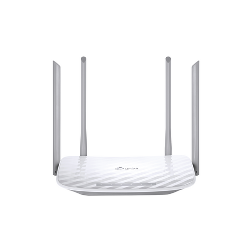 Router Inalámbrico doble banda AC, 2.4 GHz y 5 GHz Hasta 1200 Mbps, 4 antenas externas omnidireccional, 4 Puertos LAN 10/100 Mbps, 1 Puerto WAN 10/100 Mbps