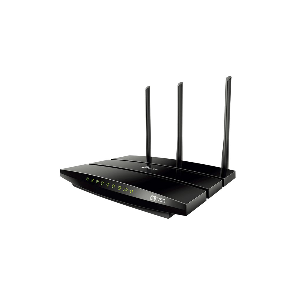 Router inalámbrico AC 1750 doble banda 1 puerto WAN 10/100/1000 Mbps Y 4 puertos LAN 10/100/1000 Mbps, 2 puertos USB 2.0