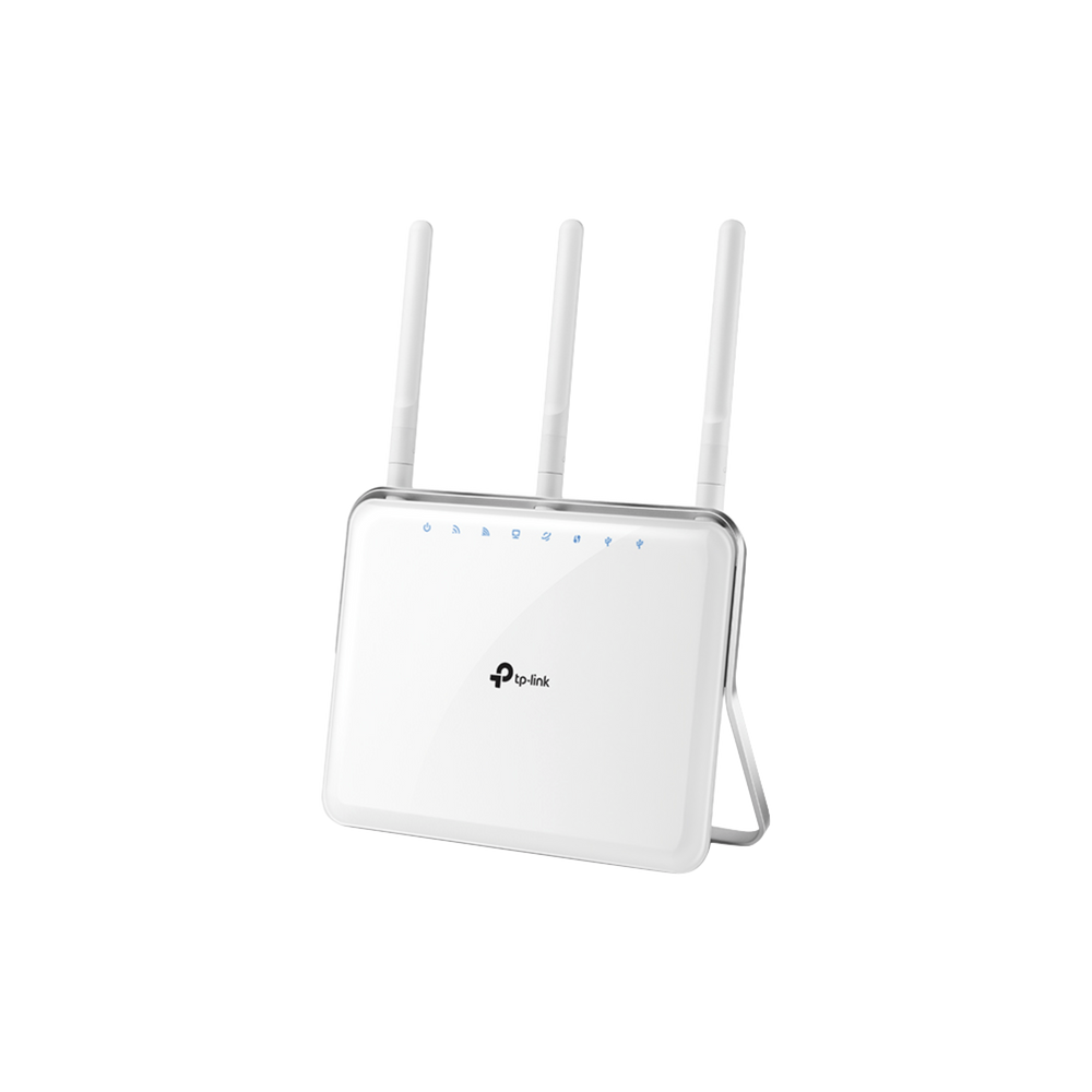 Router inalámbrico AC 1900 doble banda 1 puerto WAN 10/100/1000 Mbps y 4 puertos LAN 10/100/1000 Mbps, 1 puerto USB 3.0 y 1 puerto USB 2.0