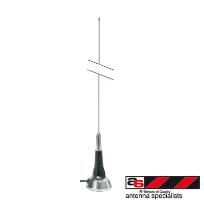 Antena Móvil VHF Ajustable en Campo, Rango de Frecuencia 138 - 174 MHz.