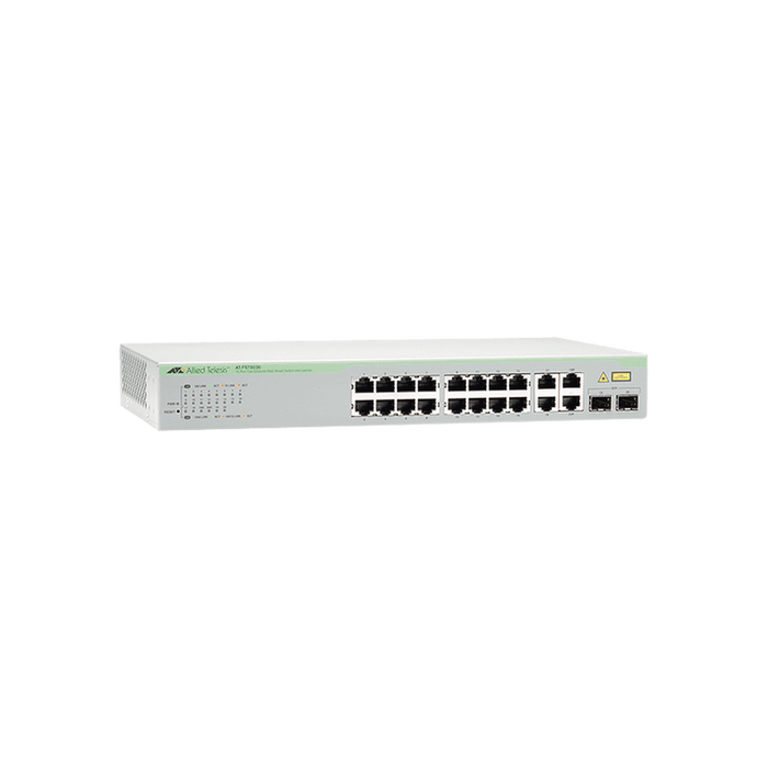 Switch WebSmart de 16 puertos 10/100 Mbps + 2 puertos 10/100/1000 Mbps + 2 SFP Gigabit Combo