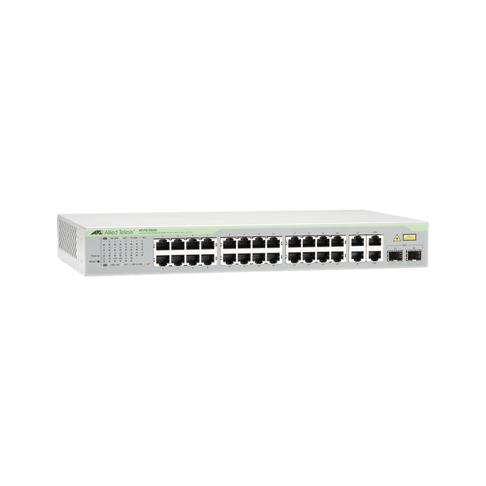 Switch WebSmart de 24 puertos 10/100 Mbps + 2 puertos 10/100/1000 Mbps + 2 SFP Gigabit Combo