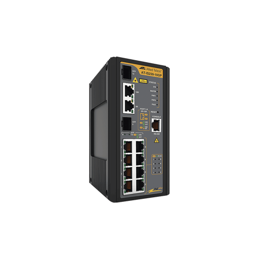 Switch Industrial PoE+ administrable de 8 Puertos 10/100/1000 Mbps + 2 puertos SFP Combo, 120 W