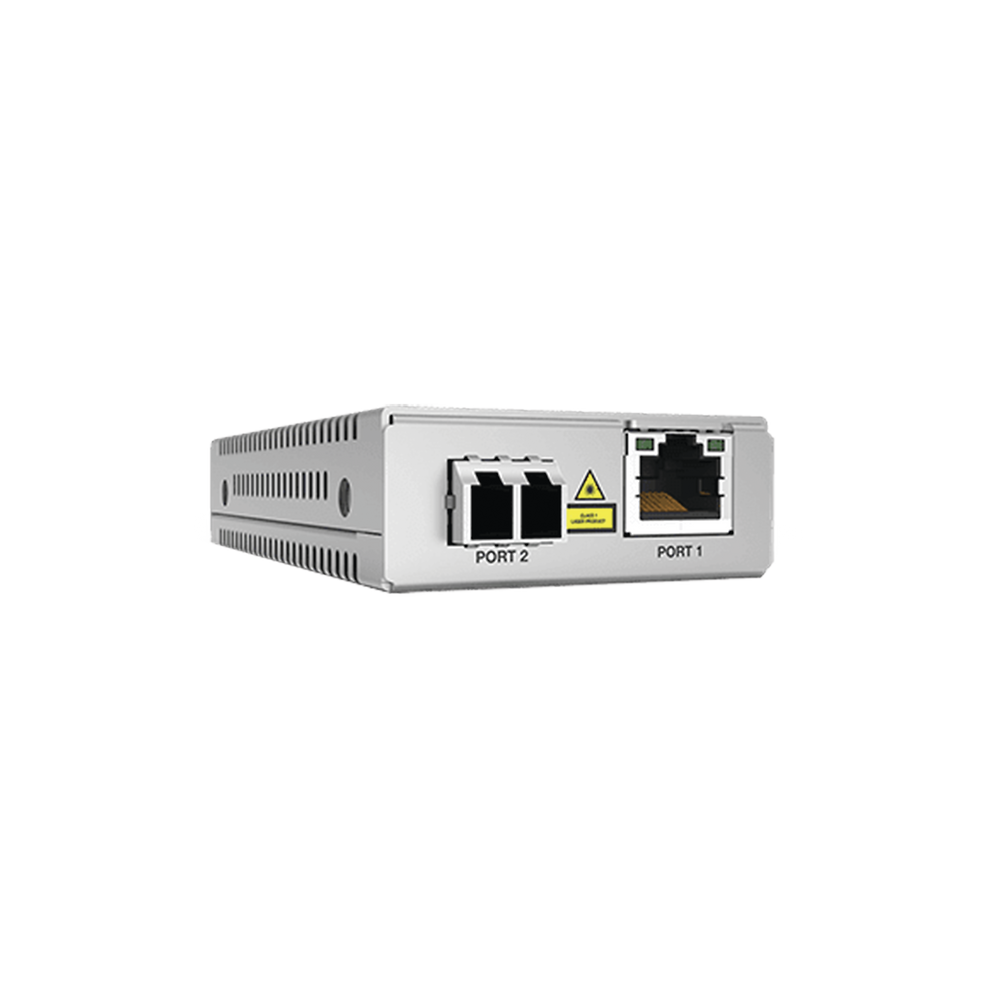 Convertidor de medios gigabit ethernet a fibra óptica, conector LC, multimodo (MMF), distancia de 220 hasta 500 m