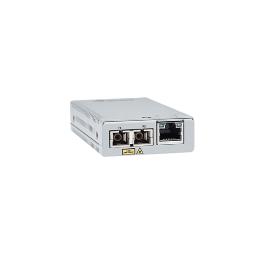 Convertidor de medios gigabit ethernet a fibra óptica, conector SC, multimodo (MMF), distancia de 220 hasta 500 m