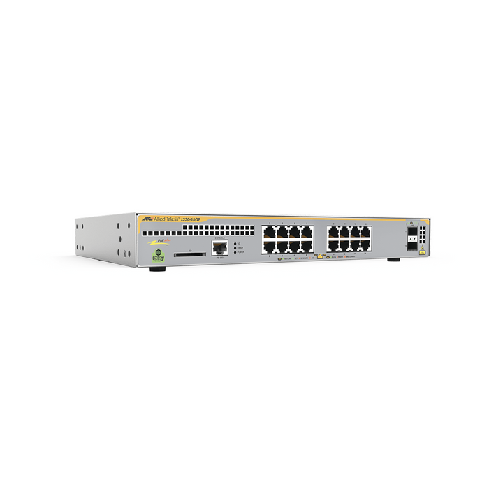 Switch PoE+ Administrable Capa 3, 16 Puertos 10/100/1000 Mbps + 2 SFP Gigabit, 247 W