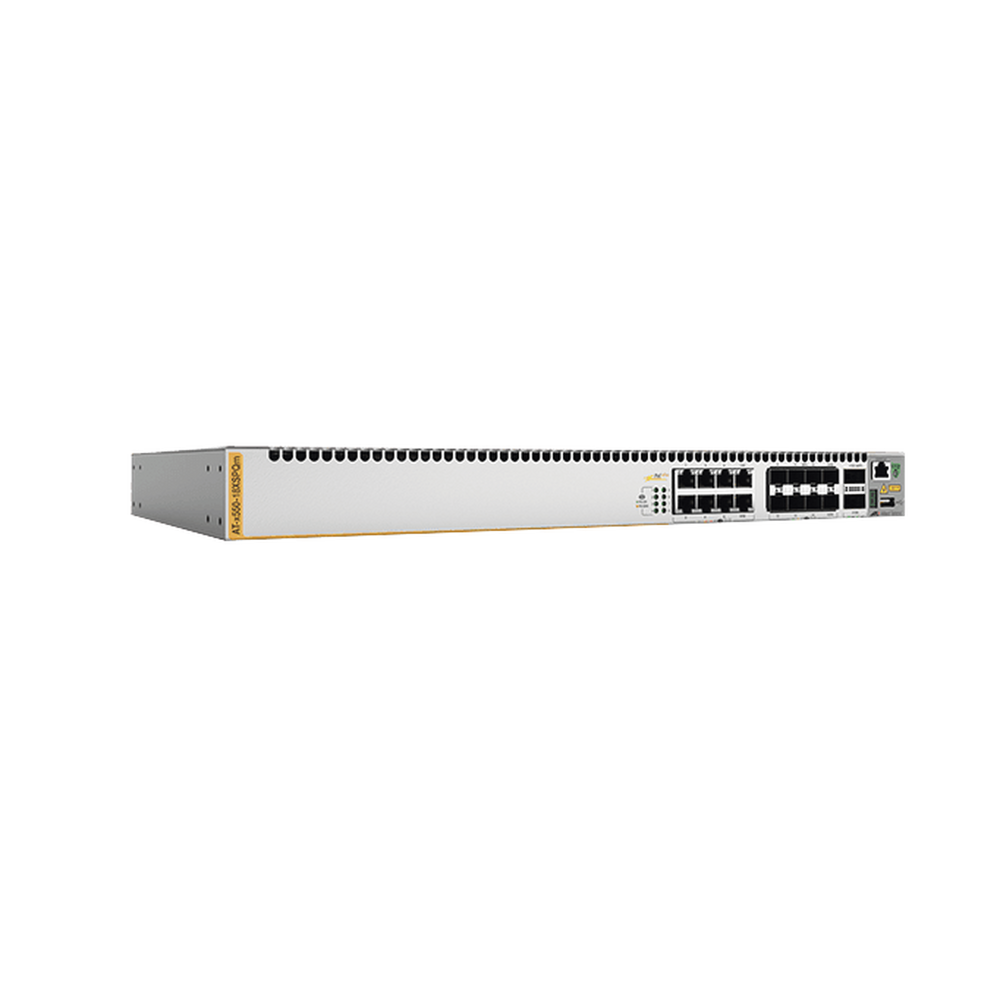 Switch Stackeable Inteligente 10 Gigabit Capa 3, 8 puertos 1 G / 2.5 G / 5 G / 10 G BaseT PoE+, 8 puertos 1 G / 10 G SFP+ y 2 puertos 40 G QSFP, 240 W