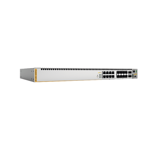 Switch Stackeable Inteligente 10 Gigabit Capa 3, 8 puertos 1 G / 2.5 G / 5 G / 10 G BaseT PoE+, 8 puertos 1 G / 10 G SFP+ y 2 puertos 40 G QSFP, 240 W