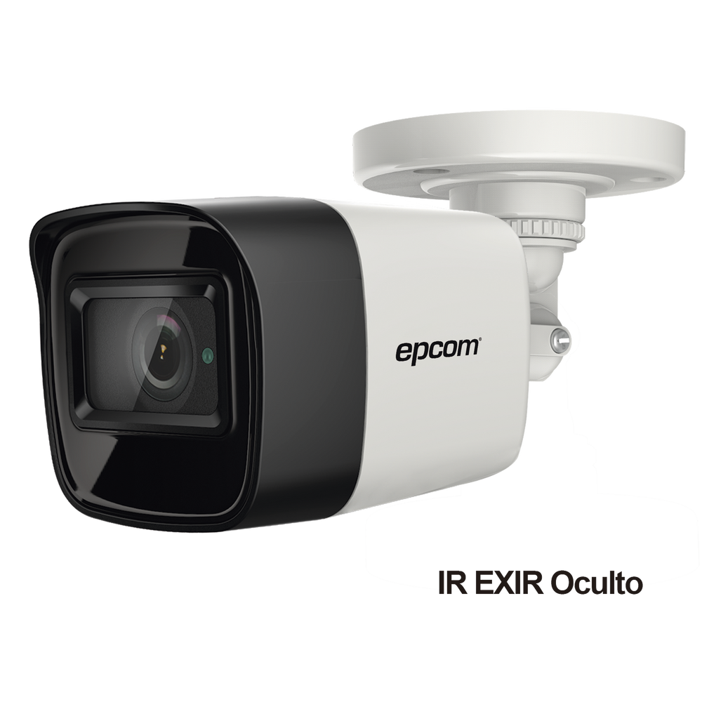 Bullet TURBOHD 4K (8 Megapixeles) / Gran Angular 102º / Lente 2.8 mm / Exterior IP67 / IR EXIR 30 mts / dWDR