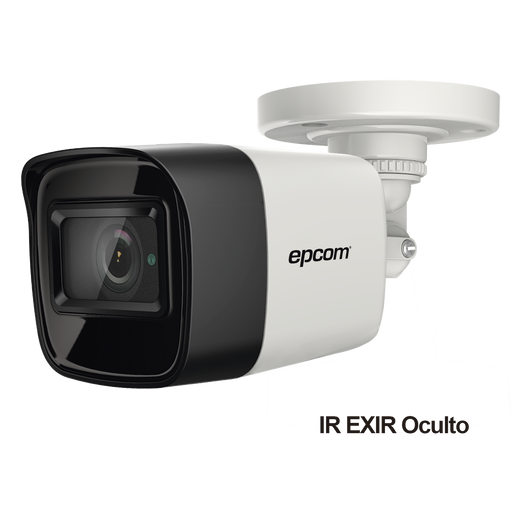 Bullet TURBOHD 4K (8 Megapixeles) / Gran Angular 102º / Lente 2.8 mm / Exterior IP67 / IR EXIR 30 mts / dWDR