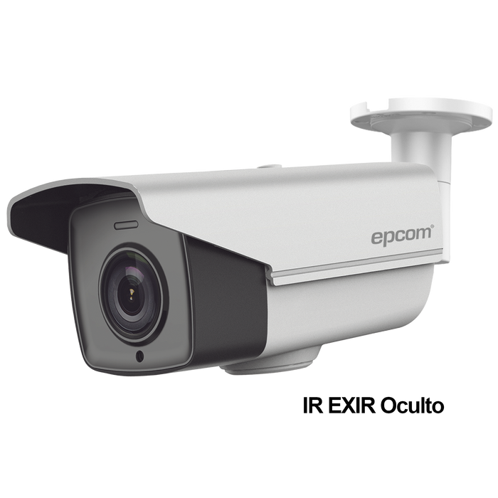 Bullet TURBOHD 1080p / Lente Mot. 5 a 50 mm / CLIMAS EXTREMOS / 110 mts IR EXIR / Exterior IP66 / WDR Real 120 dB