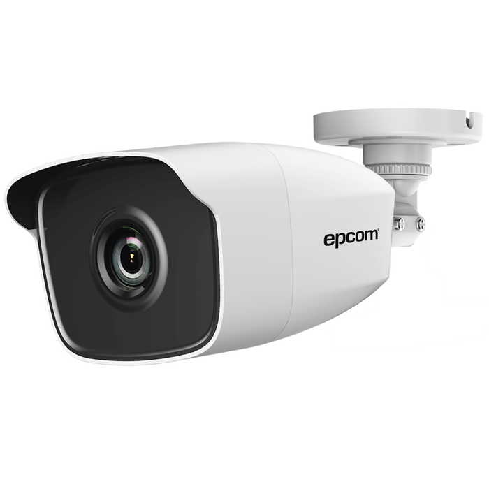 Bala TURBOHD 1080p / METÁLICA / Gran Angular 103° / Lente 2.8 mm / IR EXIR Inteligente 40 mts / Exterior IP66 / TVI-AHD-CVI-CVBS