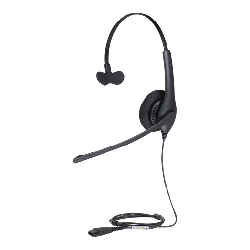 Jabra Biz 1500 Mono, auricular profesional con cancelación de ruido, ligero y cómodo ideal para contact center con conexión QD (1513-0157)