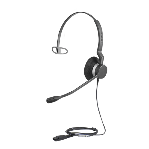 Jabra Biz 2300 Mono con conexión QD, resistente para contact center con brazo articulado con giro de 360º (2303-820-105)