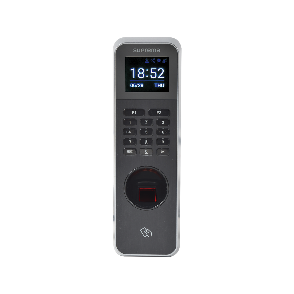 Lector de Huella IP67 Con Teclado y Lector de Tarjetas RFIDNFC y (125kHz EM, HID Prox &13.56Mhz MIFARE, MIFARE Plus, DESFire/EV1, FeliCa, iCLASS SE/SR),NFC y BLUETOOTH