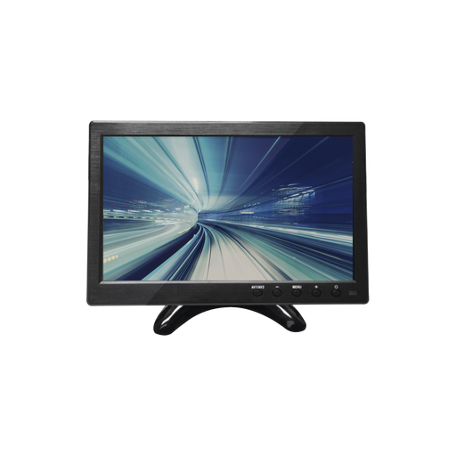 Monitor 10.1" ideal para colocar en vehículos o realizar pruebas de CCTV / Entradas de video HDMI, VGA y RCA