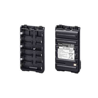 Contenedor para 6 Baterías "AA". Para Radios IC-F3003/4003, F3103D/4103D, F3210D/4210D.