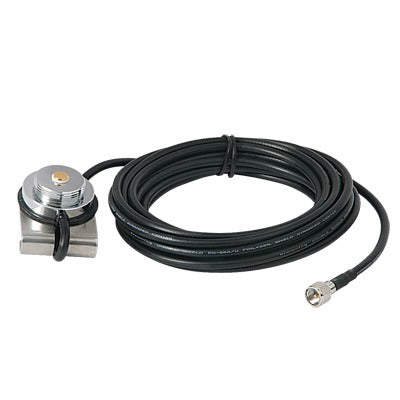 Montaje de 3/4" (Nmo) para Cajuela, 5 m de Cable RG-58A/U, Conector Mini UHF Macho.