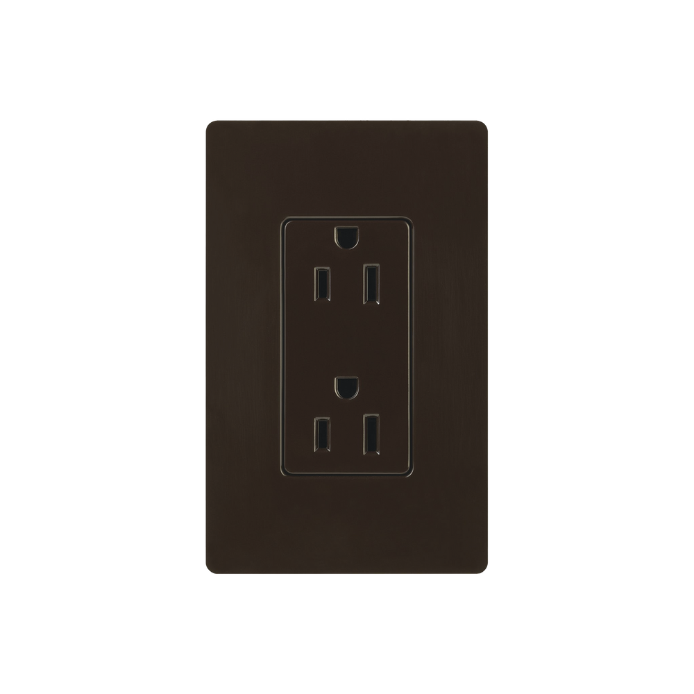 TOMACORRIENTE 120V/15A COLOR CAFE