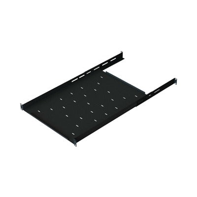 Charola Ajustable para Rack de 19" de 4 postes de 1 Unidad de Espacio. Profundidad de 633 a 816 mm.