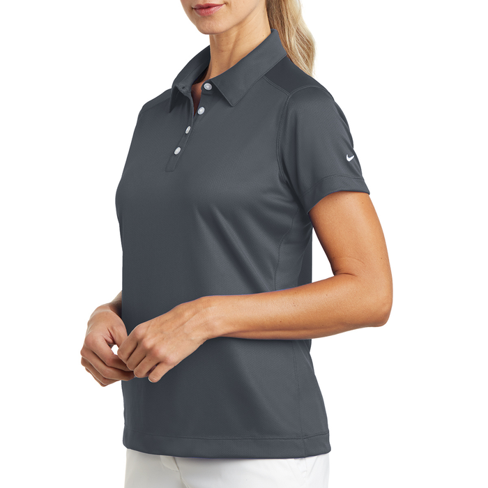 Playera Polo Dri-FIT color Gris Obscuro para Mujer