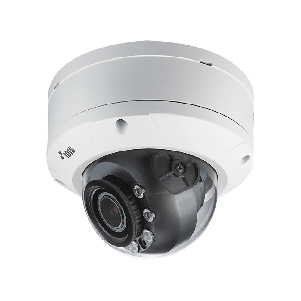 Cámara IP Domo 2 Megapixel (1080p) | Antivandalica IK10 | Audio de Dos Vías | Alarma I/O | PoE/12 VCD | IR 30m | MicroSD | ICR | WDR | Lente Motorizado (4.4mm-10mm)