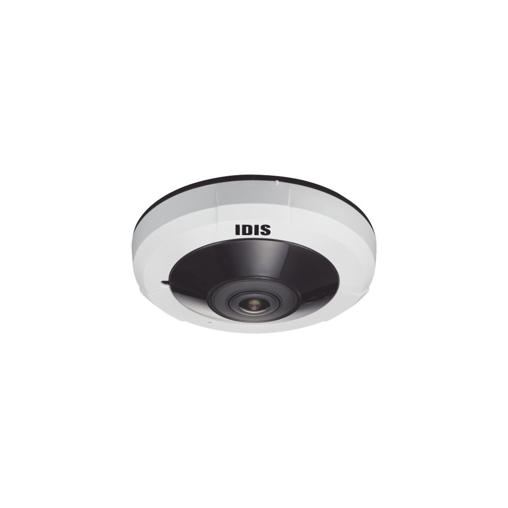 Fisheye 5 megapixeles | Camara IP Interior | DirectIP | MicroSD | Audio de Dos Vias | Alarma I/O | PoE 802.3af | IR 15 mts | WDR