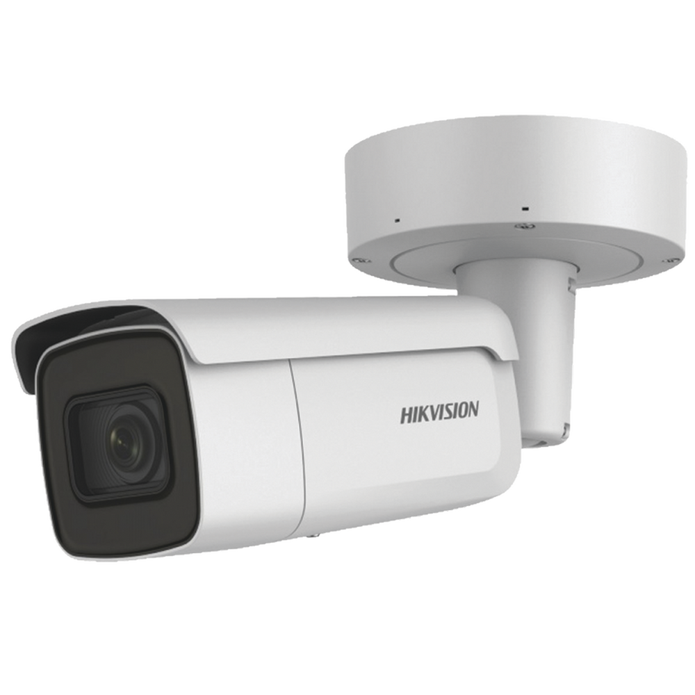 Bala IP 2 Megapixel / 50 mts IR EXIR / Exterior IP67 / IK10 / WDR / PoE + / Entrada de Alarma y Audio / Lente Mot. 2.8 a 12 mm