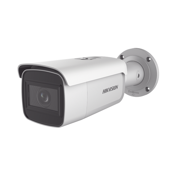 Bala IP 2 Megapixel / 50 mts IR EXIR / Exterior IP67 / WDR / PoE+ / Entradas de Alarma y Audio / Lente Mot. 2.8 a 12 mm