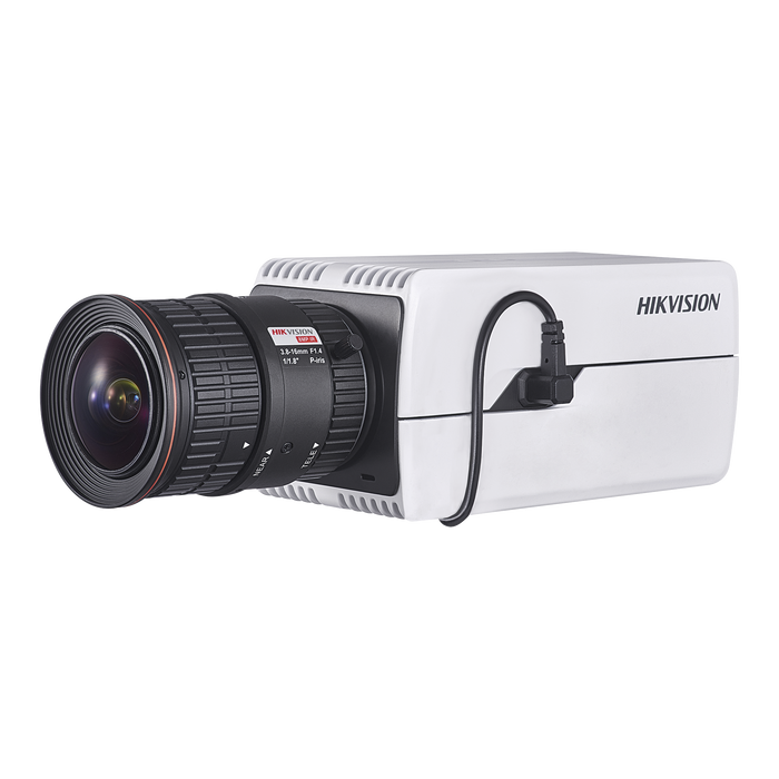 Cámara Box IP 8 Megapixel (4K) / Detección de Rostros / Dia-Noche / H.265+ / Onvif / Conteo de Objetos / PoE / Entrada y Salida de Audio y Alarma