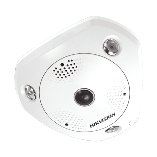 Fisheye IP 3 Megapixel / 180° / 360° / WDR / 15 mts IR / PTZ Digital / Heat Map / Entrada-Salida audio y alarma / Múltiples vistas / IP66 / IK10 / PoE