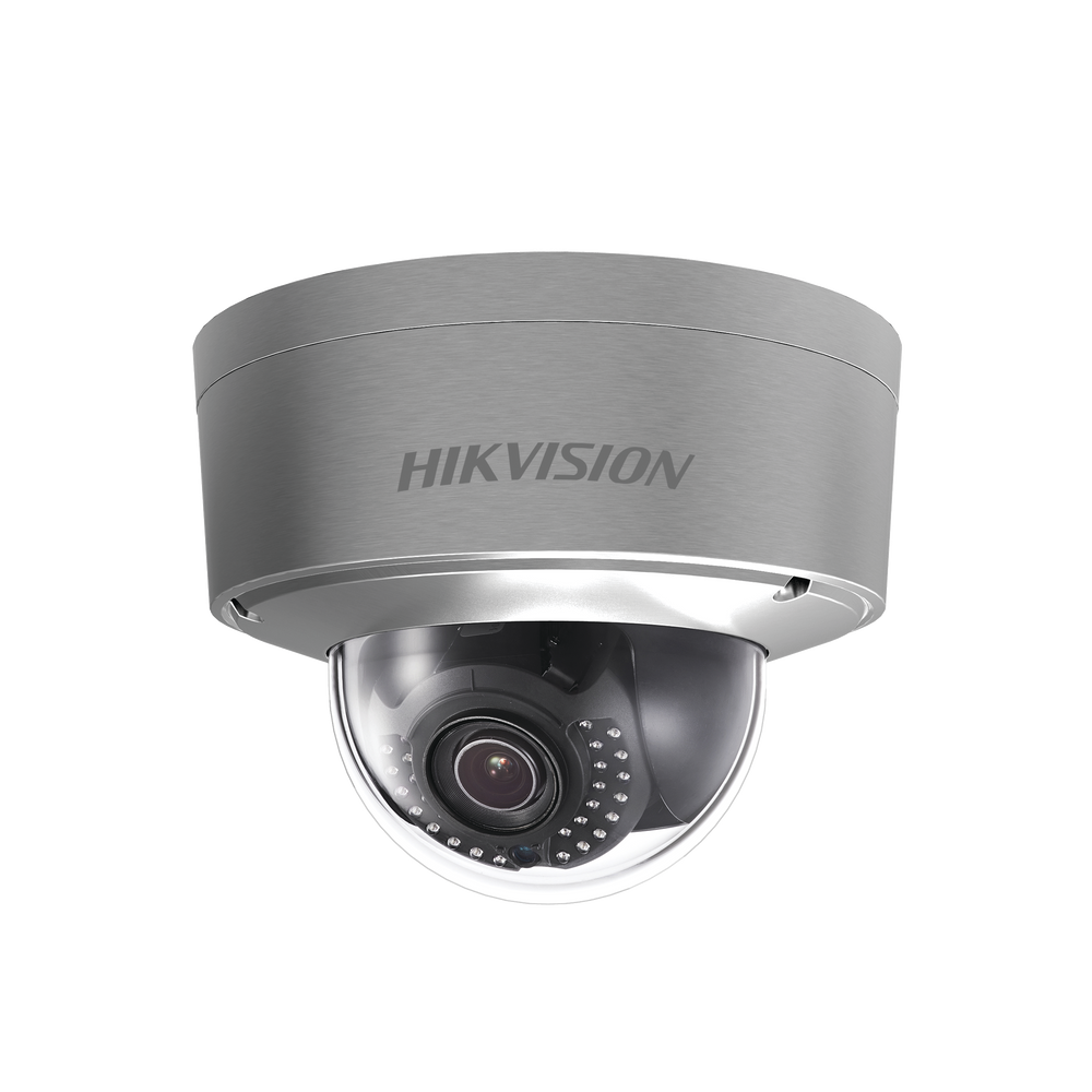 Cámara Domo IP 2 Megapixel / 30 mts IR / Anticorrosivo / Lente Var. 2.8 - 12 mm / WDR 120dB / 60 IPS / IP67 /ONVIF / PoE