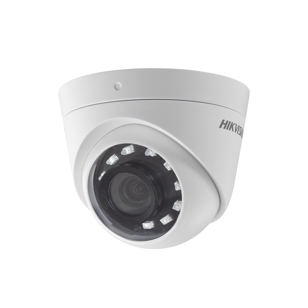 Domo TURBO 1080p / Gran Angular 106° / Lente 2.8 mm / 20 mts Smart IR / Exterior IP66 / 4 Tecnologías (TVI / AHD / CVI / CVBS)